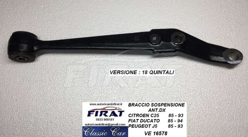 BRACCIO SOSPENSIONE FIAT DUCATO 85 - 94 ANT.DX 18Q.LI
